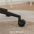 thumbnail image 5 of Roundhill Furniture Bizerte Adjustable Swivel Criss Cross, Wide Seat Office or Vanity Chair, Gray, 5 of 16