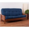 thumbnail image 3 of Blazing Needles 9613-MS-IN 10 in. Vitality Microsuede Queen Size Futon Mattress, Indigo, 3 of 3