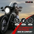 thumbnail image 4 of Krator Motorcycle Windshield, Motorcycle Fairing, 35 mm - 49 mm Fork Clamps, 5.75" Headlight, Clear, Compatible with Harley Davidson XL883R Sportster 883 Roadster 2013-2015, 4 of 7