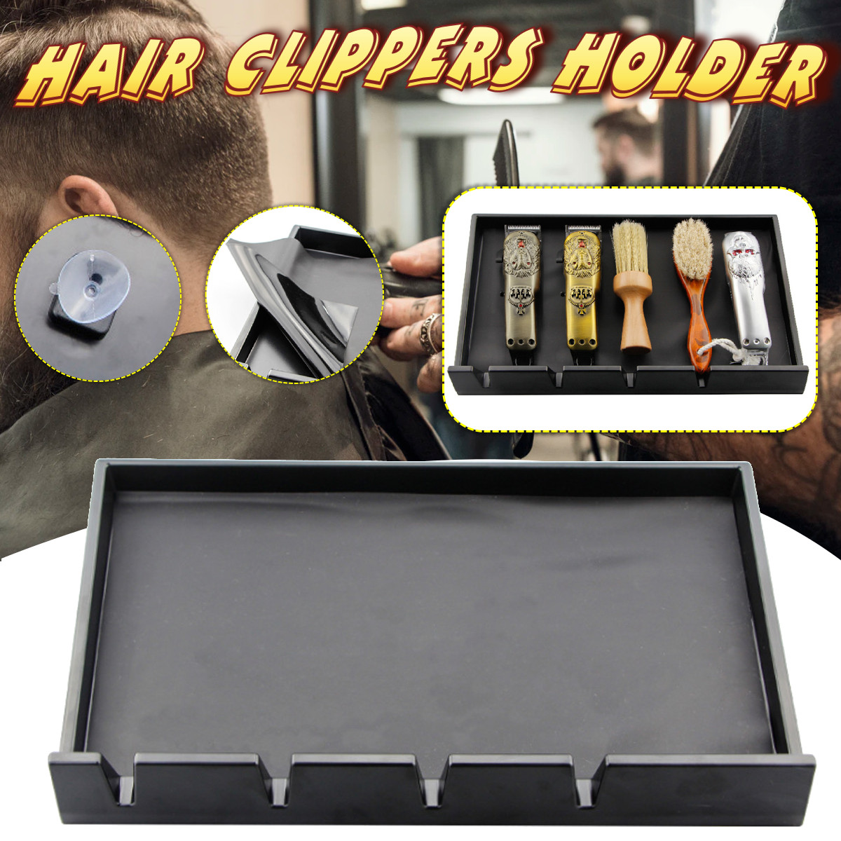 Barber Hair Clipper Holder Hairdressing Tool Trimmer Organizer with