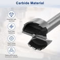 thumbnail image 2 of Broca Forstner Uxcell para Trabajos en Madera, 1-3/8in (35mm) Punta de Carburo Vástago Hexagonal Cortador de Bisagra para Abrir Agujeros en Madera, 2 of 7