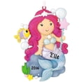 thumbnail image 1 of Polar X Mermaid Girl Personalized Christmas Tree Ornament, 1 of 3