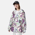 thumbnail image 4 of Picia Fairy Flower Women's Men's UPF 50+ Sun Protection Hoodie Shirt Long Sleeve SPF Fishing Outdoor UV Hiking Lightweight Shirts-Small, 4 of 9