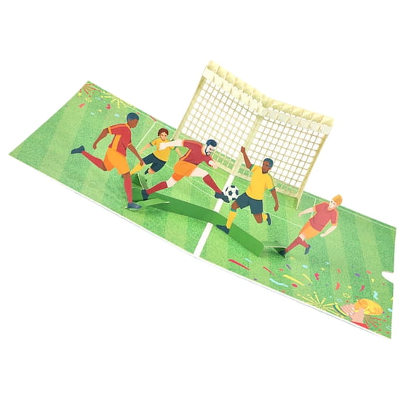 unbranded Cartoon Greeting Card Compact Birthday Card Delicate Soccer Card Festival Supply