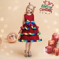thumbnail image 5 of Mercatoo Toddler Girl Dresses 4t 𝐏𝐚rty Toddler Girls Sleeveless Christmas Paillette Tulle Princess First Birthday Dress Girl, 5 of 9
