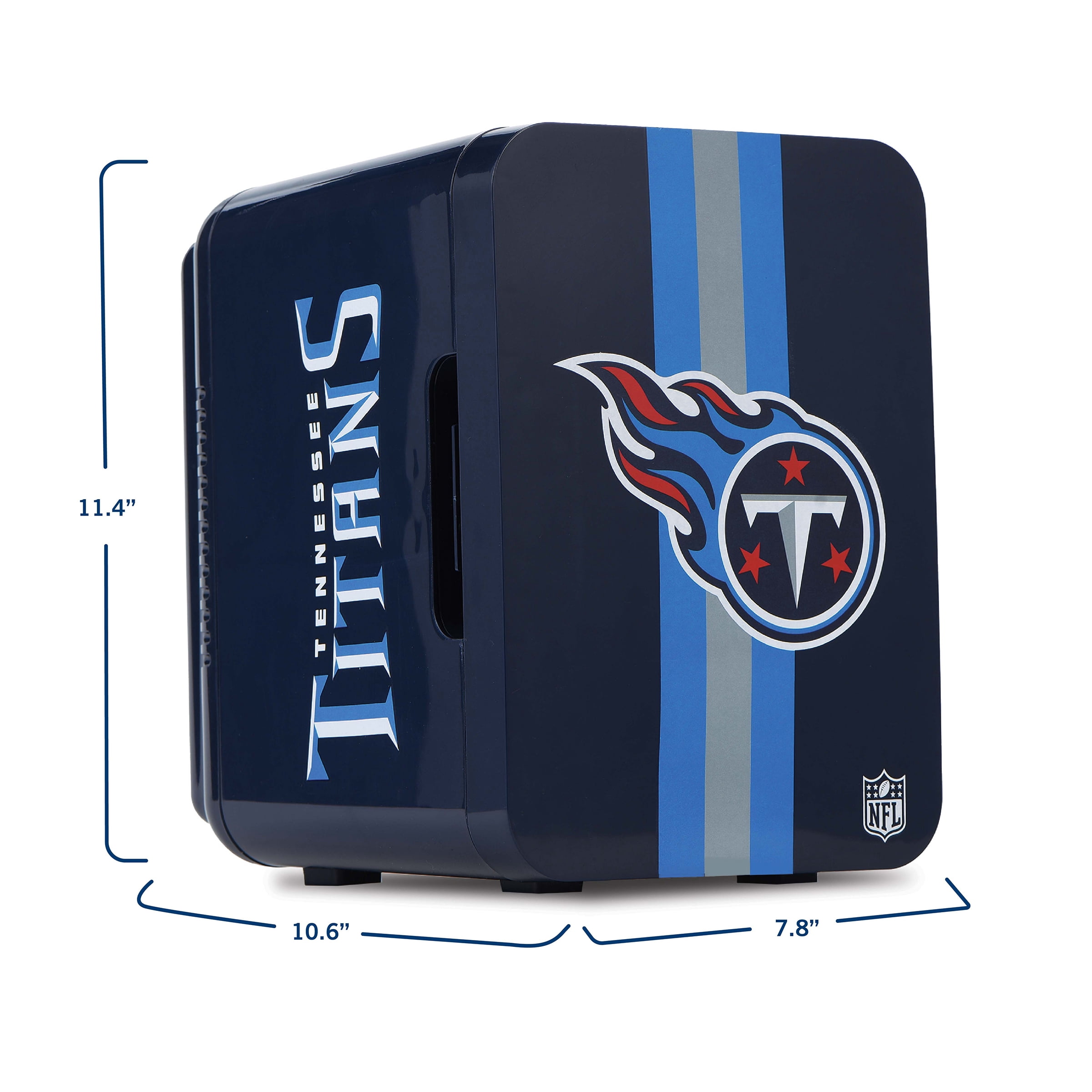 NFL Tennessee Titans Mini Fridge, Navy, 4L, 6 Cans