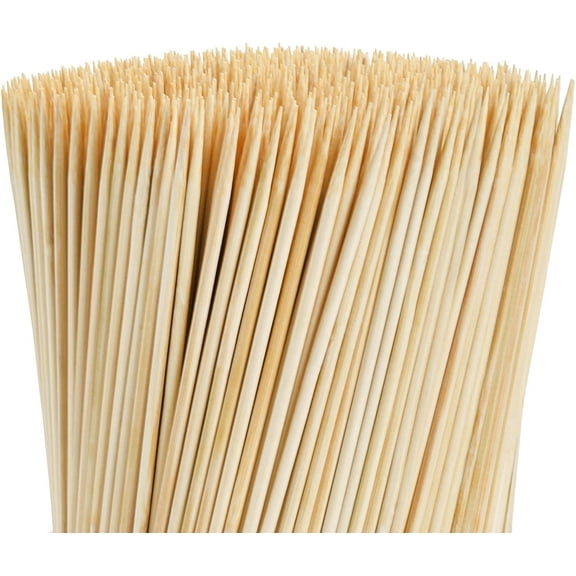 Bamboo Appetizer Skewers 8 inch 1000 Pc Cocktail Fondue Picks BBQ Kebab Kabab Sticks Grilling Barbecue