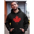 thumbnail image 2 of Canada Maple Leaf Hoodie Country Pride Hooded Vintage Sweatshirt, 2 of 9