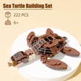 thumbnail image 2 of Juguete de construcción Neomoner Sea Turtle 222 piezas 19 x 17 cm 2 en 1, 2 of 6