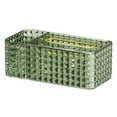 thumbnail image 1 of Caja para pañuelos y organizador de escritorio, caja rectangular para pañuelos, exquisita caja de pañuelos acrílica, gafas con control remoto, caja de almacenamiento multifuncional para pañuelos, 1 of 5