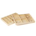 thumbnail image 3 of Thinsony Jewelry Display Tray Case Beads Holder Ladies Bangles Gemstone Stackable 4 grids 7.87x5.91x1.38 Inch 1Set, 3 of 6