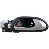 Dorman 81416 Rear Passenger Side Interior Door Handle for Specific Honda Models, Smooth Silver Lever; Black Housing