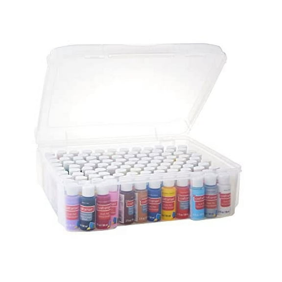 Simply Tidy 12” x 12” Plastic Storage Keeper Organize Papers, Scrapbooks, Yarn, Arts & Crafts. Acid Free - Clear, Bulk 8 Pack