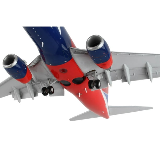 Boeing 737-700 Commercial Aircraft with Flaps Down 