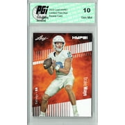 Drake Maye 2023 Leaf HYPE! #114a Only 5000 Made! NFL Draft Rookie Card PGI 10