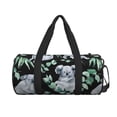 thumbnail image 2 of Haiem Cartoon Koala Bear Pattern Gym Bag for Women Men, Waterproof Travel Duffel Bags, Personal Item Travel Bag Weekender Bag with Shoes Compartment & Wet Pocket, 2 of 8