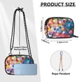 thumbnail image 4 of FORMRS Mini Crossbody Bag for Women Adjustable Shoulder Rope Travel Casual Phone Purse, Light Colorful Circles, 4 of 7