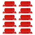 thumbnail image 1 of File Folder Tabs, Hanging File Folder Labels, Plastic Hanging Folder Tabs – 10 Sets Tabs And Inserts for Hanging Files Folders, Clear Hanging File Tabs for File Folders(Red), 1 of 9