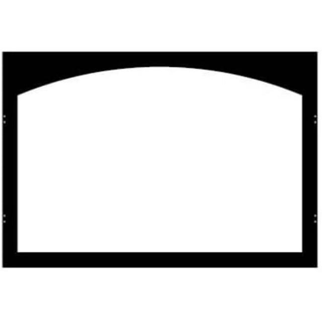 Empire VFY36SBL Cadre de Porte Cheminée en Arche, Noir