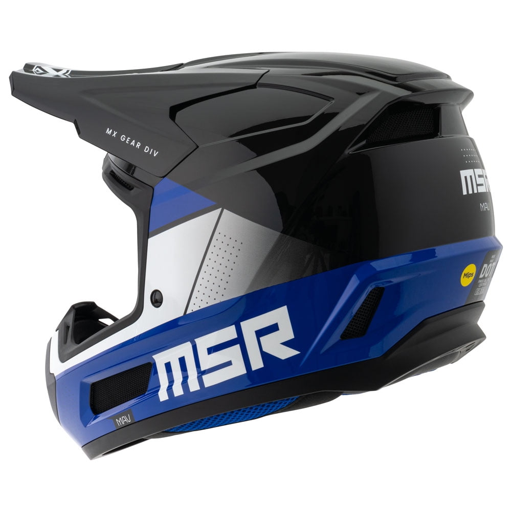 MSR™ Mav Sensor Dirt Bike Motocross Helmet w/ MIPS X-Large Black/Blue