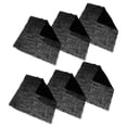 thumbnail image 1 of WRITWAA 6Pcs Soft Cotton Linen Cloth Napkins Set Black Perfect for Everyday Dining and Parties, 1 of 6