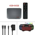 thumbnail image 1 of 1 Abs Material Ax95 Smart Tv Box Android 9.0 Supports Dolby Tv Version Google Store 4+64G_US plug+I8 Keyboard, 1 of 4