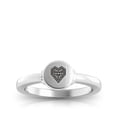 thumbnail image 1 of The Purple Heart Foundation Engraved Sterling Silver Signet Ring, 1 of 8