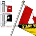 thumbnail image 6 of Flagwix Stand With Ukraine, Canada Ukraine Grommet Flag THB3781GFv1 - 4x6 ft., With Flag Pole Rings, 6 of 6