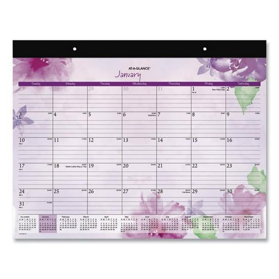 21.75 x 17 in. Beautiful Day Desk Pad Calendar