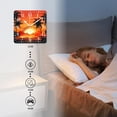 thumbnail image 4 of 10 Inch Wall Clock Battery Operated Silent Clock Decorative for Office, Kitchen, Outdoor, Living Room，Summer Plam Trees Sunset Pattern, 4 of 4