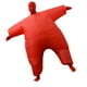 thumbnail image 1 of Disfraz Inflable de Papá Noel para Adultos - Disfraz Divertido para Fiestas Ropa Inflable enmascarada Espectáculo Divertido Ropa de muñeca de Dibujos Animados Ropa Grande (Rojo) Rojo Verde RV011031-01284SDJ, 1 of 5