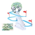 thumbnail image 4 of Juego de carreras de Panda, juguete eléctrico para niños, divertido juego de actividades s, juego de pista de carreras con luz Flash y música pa 3 pandas, 4 of 10