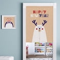 thumbnail image 2 of Christmas Style Doorway Cortina Divisor De Habitación Inicio Decoración De Navidad Elk Beige S Gloria Cortina para puertas navideñas, 2 of 9