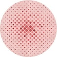 thumbnail image 1 of Ahgly Company Machine Washable Indoor Square Transitional Pastel Red Pink Area Rugs, 3' Square, 1 of 7