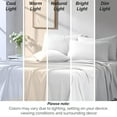 thumbnail image 5 of Southshore Fine Living, Inc. 2-Pack Flat Sheets, White Sheets, Queen Top Sheet, Bright White, 5 of 6