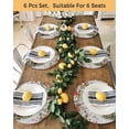 thumbnail image 4 of 15 Inch Round Placemats Set of 6, Grey Christmas Non Slip Heat Insulation PP Table Mats, Snowman Xmas Tree Ball Snowflake Winter Washable Place Mats for Kitchen Dining Party Table Decor, 4 of 7