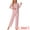 Pink, variant on DARING DIVA Women's Soft Modal Button Down Pajama Sets M Peacock Blue