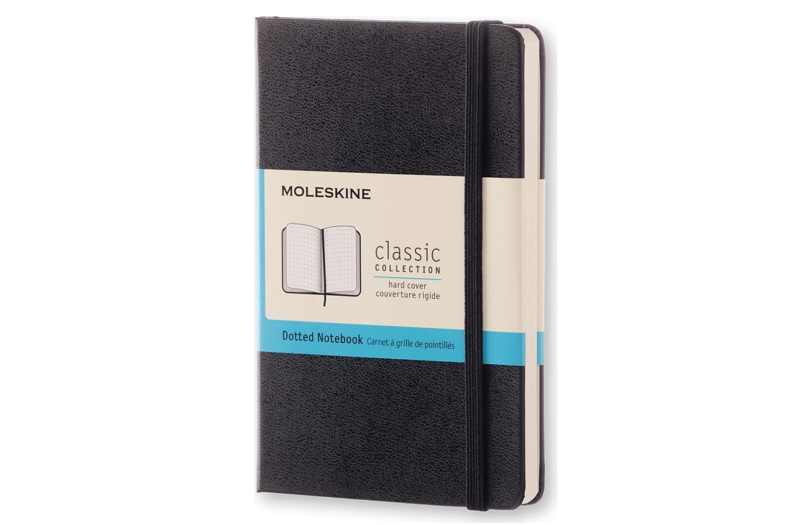 Moleskine Classic Dotted Pocket Notebook, Hard Cover, Black