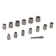 thumbnail image 5 of Juego de extractores de tuercas, 14 piezas, extractor de tuercas, extractor de tornillos cromado, removedor de tuercas de alto rendimiento, 5 of 8