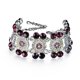thumbnail image 1 of Joyería de la pulsera de la flor del Rhinestone de la aleación elegante clásica de la moda de las mujeres, 1 of 5