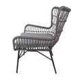 thumbnail image 4 of Alpine Corporation 35"H Outdoor Resin Wicker Conversation Three-Piece Set, 4 of 5