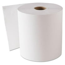 CONSUMER 1820 Hardwound Roll Towels, 1-Ply, White, 8" x 800ft, 6 Rolls/Carton