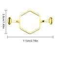 thumbnail image 2 of Craft Tools Round Metal Wax Seal Mold 1 Inch Heat-Resistant Reusable for Wedding Invitations Envelopes Cards Packaging Decoration, 2 of 5
