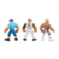 thumbnail image 6 of WWE Knuckle Crunchers Action Figures 3-Pack with 8 Accessories, Bone-Crunching Movement, 6 of 8