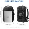 thumbnail image 6 of Vacuum laptop bag Compression Backpack Expandable, TSA-Approved Carry- Water-Resistant Design for Travel with air pump (Built in pump, Large), 6 of 6