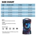 thumbnail image 4 of Disketp Modern Colorful Eyes Sleeveless Tshirts for Men, Muscle Shirts for Men Dry Fit Tank Top-Small, 4 of 5