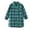 Green, variant on SUXIAN Girls Tshirts Plaid Flannel Button Down Long Sleeve Shirt Casual Dress Tunic Top Girls Summer Tops Yellow 7-8 Years
