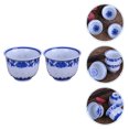thumbnail image 3 of OUNONA Tea Cups Cup Saki Ceramic Kungfu Chinese Porcelain Japanese Gong Serving Sake Se China Ochoko Supplies Teaware Fu Teacup, 3 of 6