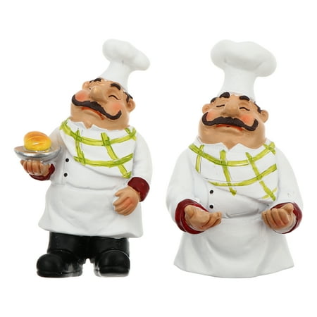 

2Pcs Chef Design Punch Free Wall Hooks Self-Adhesive Kitchen Hooks (Type 2)