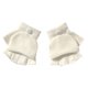 thumbnail image 5 of Sonducket 1 par de guantes sin dedos, accesorio de ropa sencillo de Color sólido, cubierta para calentar las manos con medio dedo, guante para niñas y Blanco 2piezas Sonducket CBP344067, 5 of 5
